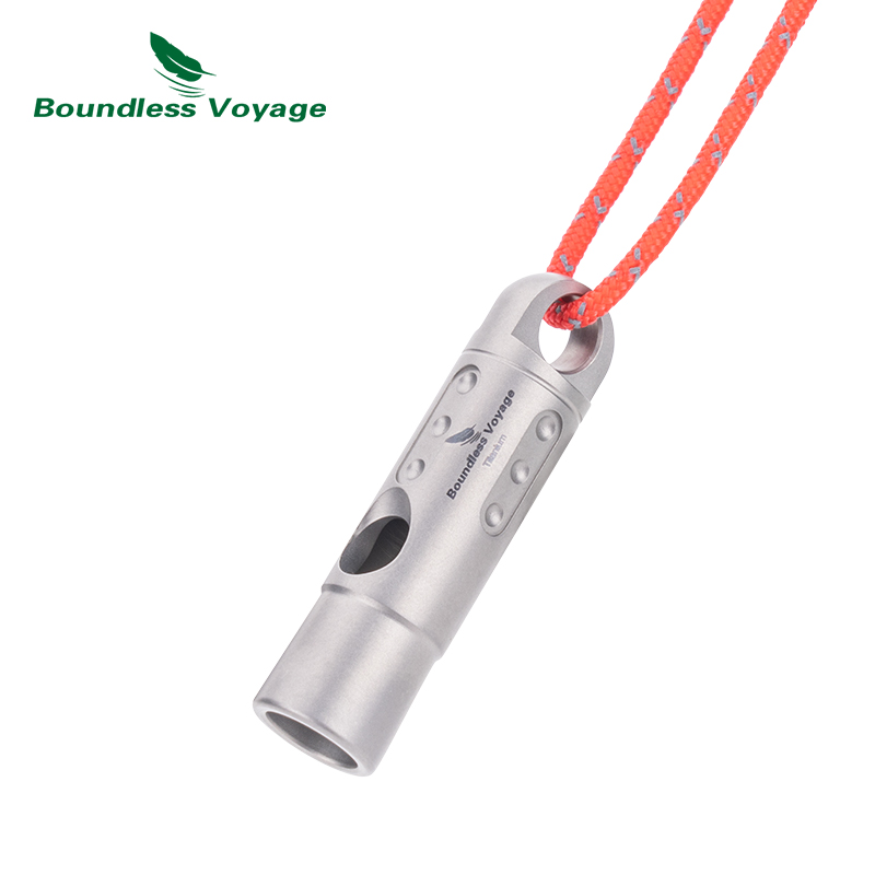 Boundless Voyage Titanium Whis - Emergency Whistle Loud บทวิจารณ์และราคา