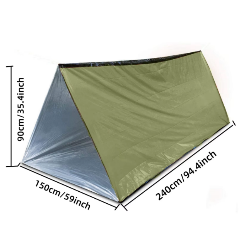 Waterproof Reusable 2 Person M - Emergency Mylar Tent บทวิจารณ์และราคา