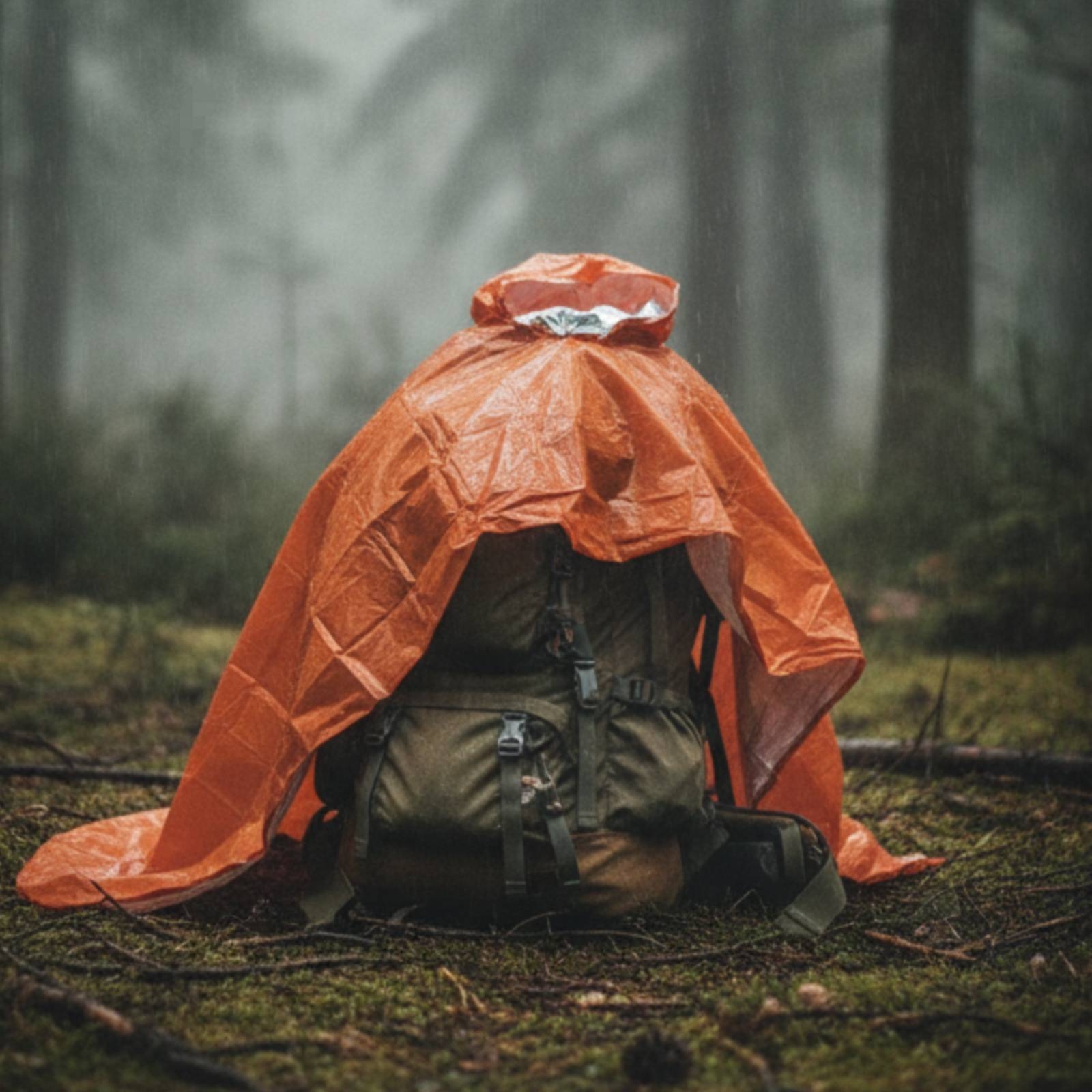 Hooded Rain Poncho Windproof E - Emergency Poncho Rain บทวิจารณ์และราคา