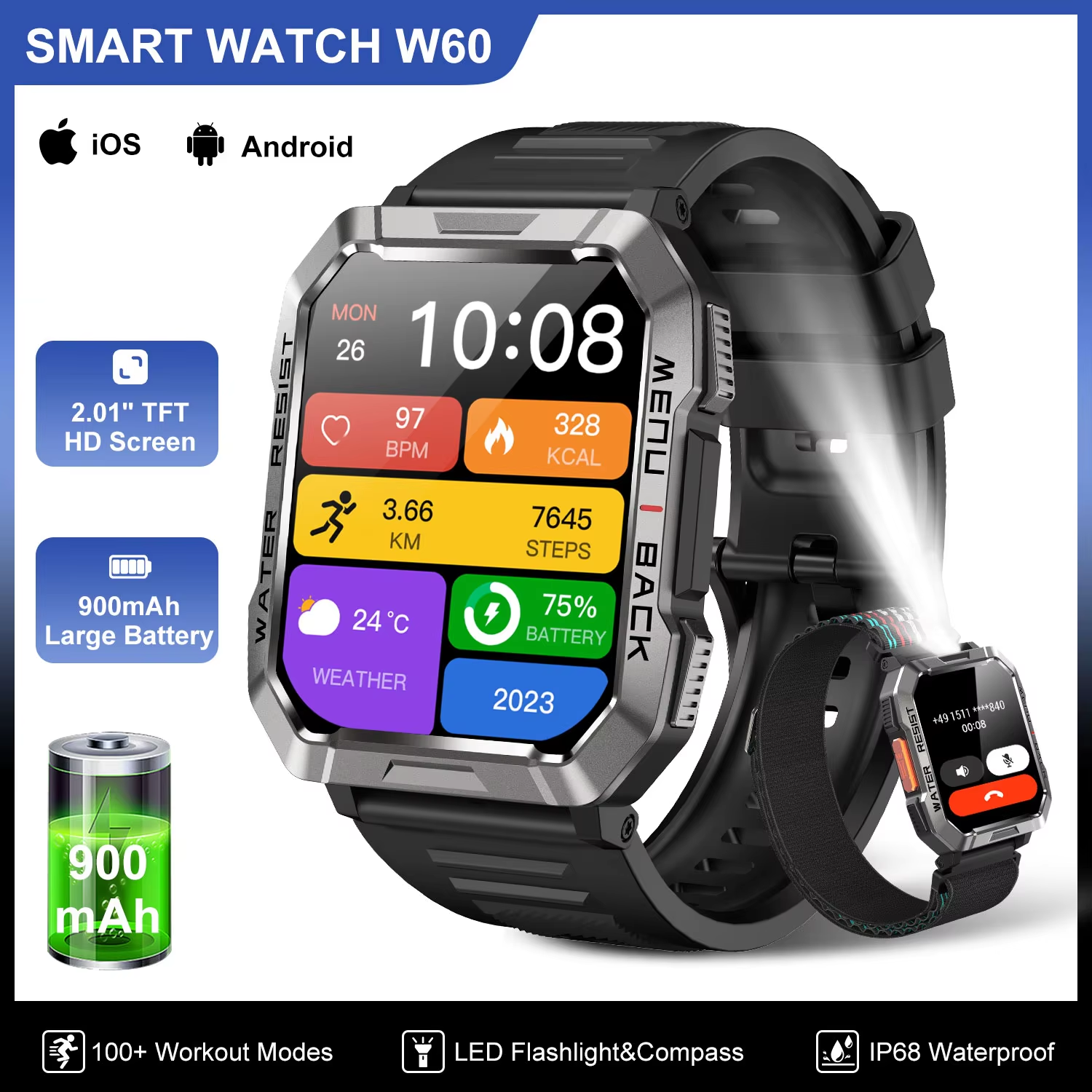 Blackview W60 Waterproof Smart - Compass Lensatic บทวิจารณ์และราคา