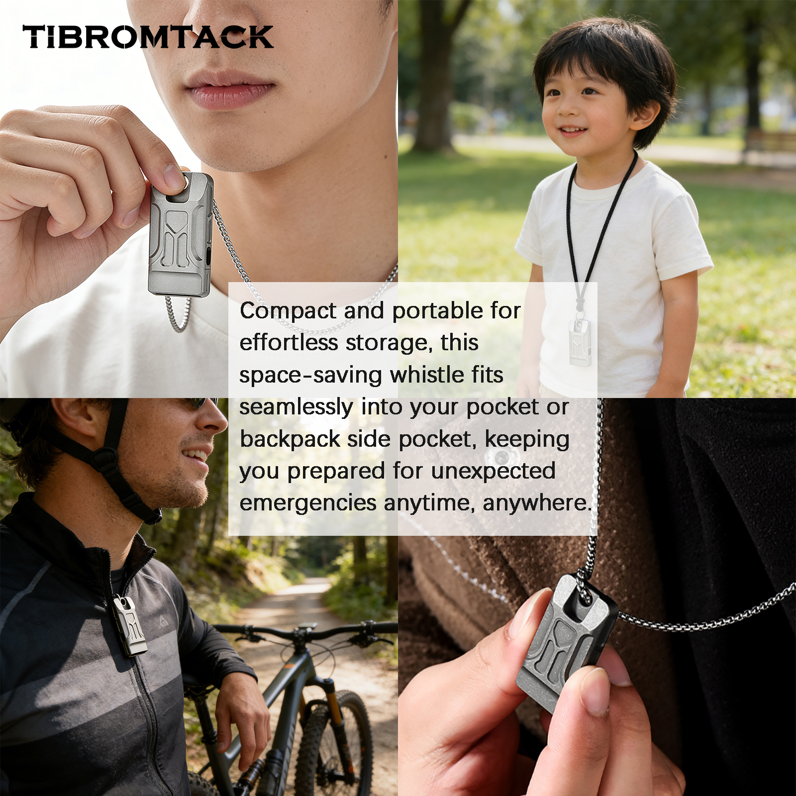 TIBROMTACK GR5 Titanium Emerge - Emergency Whistle Loud บทวิจารณ์และราคา