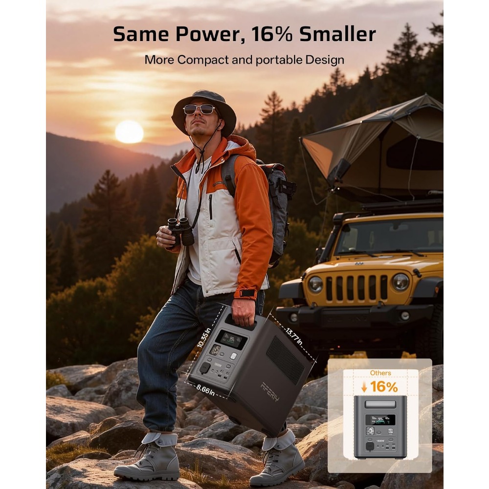 1024Wh Solar Generator, 1800W  - Solar Emergency Charger บทวิจารณ์และราคา
