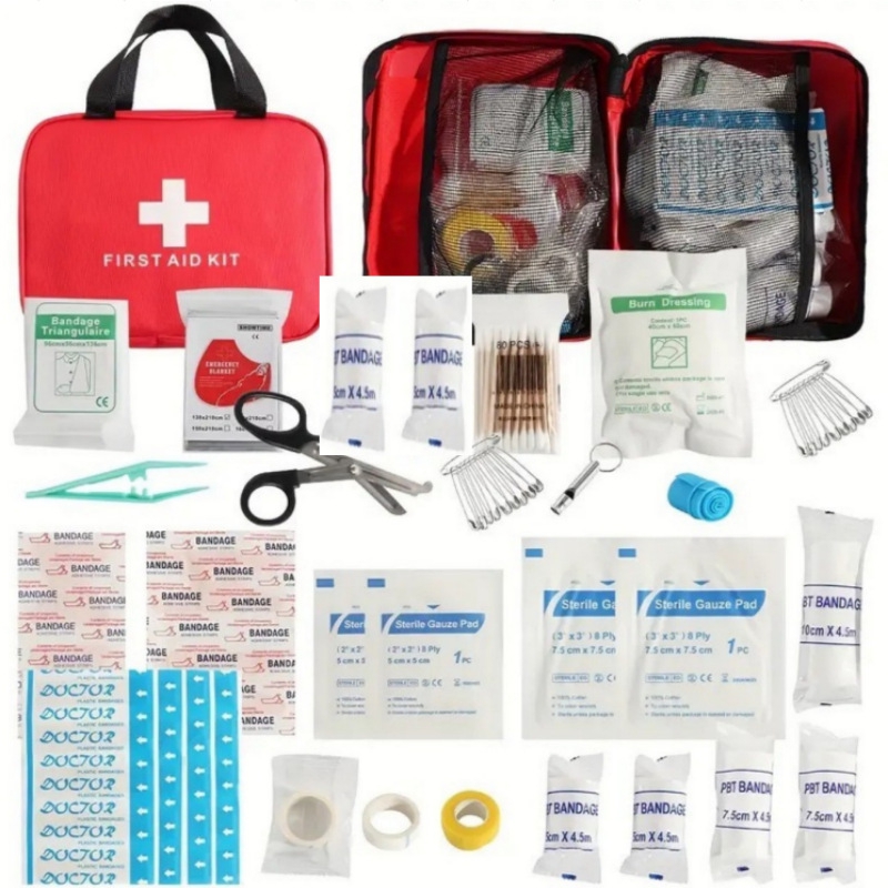 173Pcs First Aid Kit Full Set  - Bivy Bag Emergency บทวิจารณ์และราคา