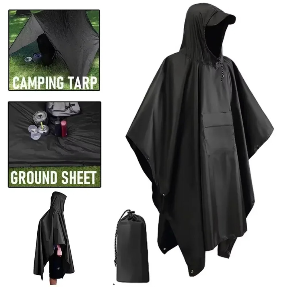 Outdoor Multifunctional 3 In 1 - Emergency Poncho Rain บทวิจารณ์และราคา