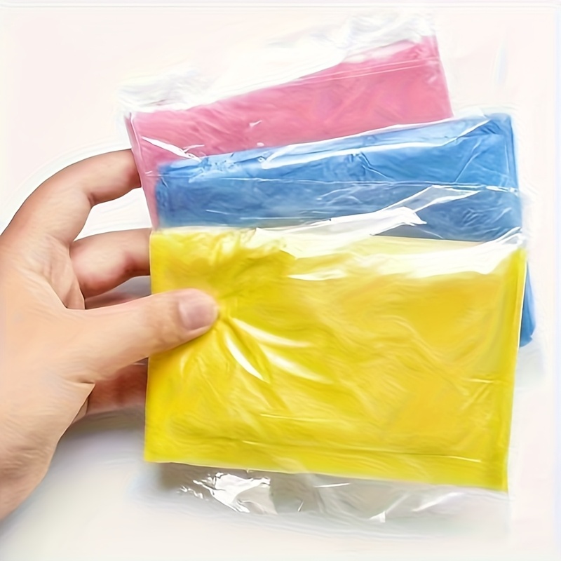 5/10Pcs Disposable Waterproof  - Emergency Poncho Rain บทวิจารณ์และราคา