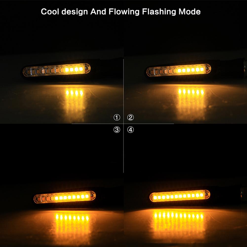 2PCS Universal LED Turn Signal - Sos Light Strobe บทวิจารณ์และราคา