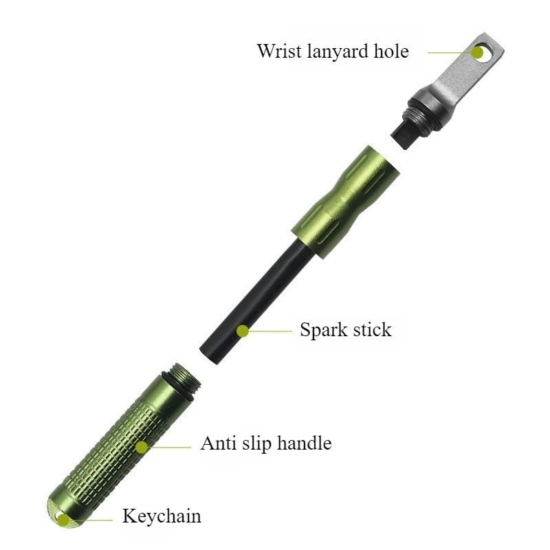 Portable Waterproof Flint Emer - Fire Starting Kit บทวิจารณ์และราคา