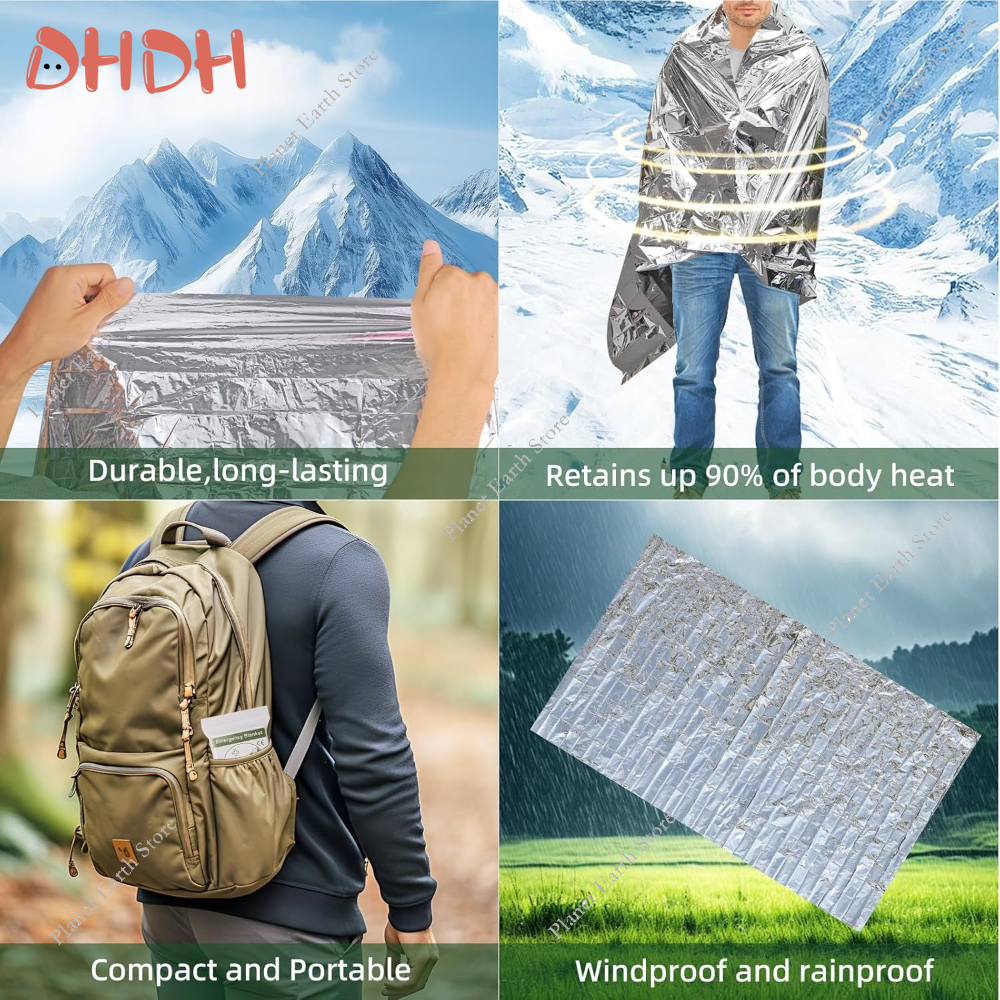Emergency Thermal Blanket 5/10 - Survival Blanket Reflective บทวิจารณ์และราคา