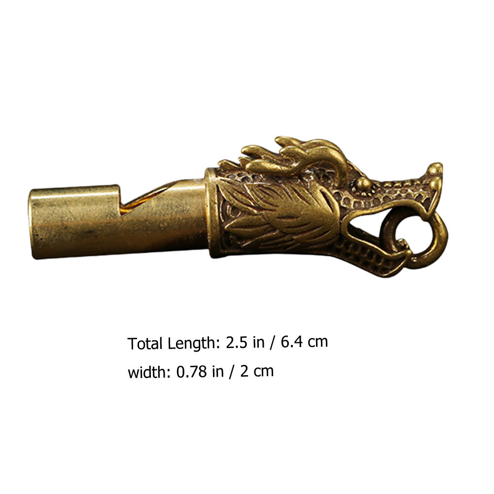 Copper Whistle Keychain Exquis - Emergency Whistle Loud บทวิจารณ์และราคา