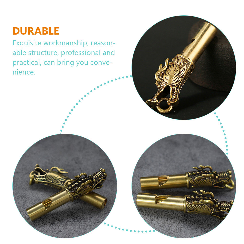 Copper Whistle Keychain Exquis - Emergency Whistle Loud บทวิจารณ์และราคา