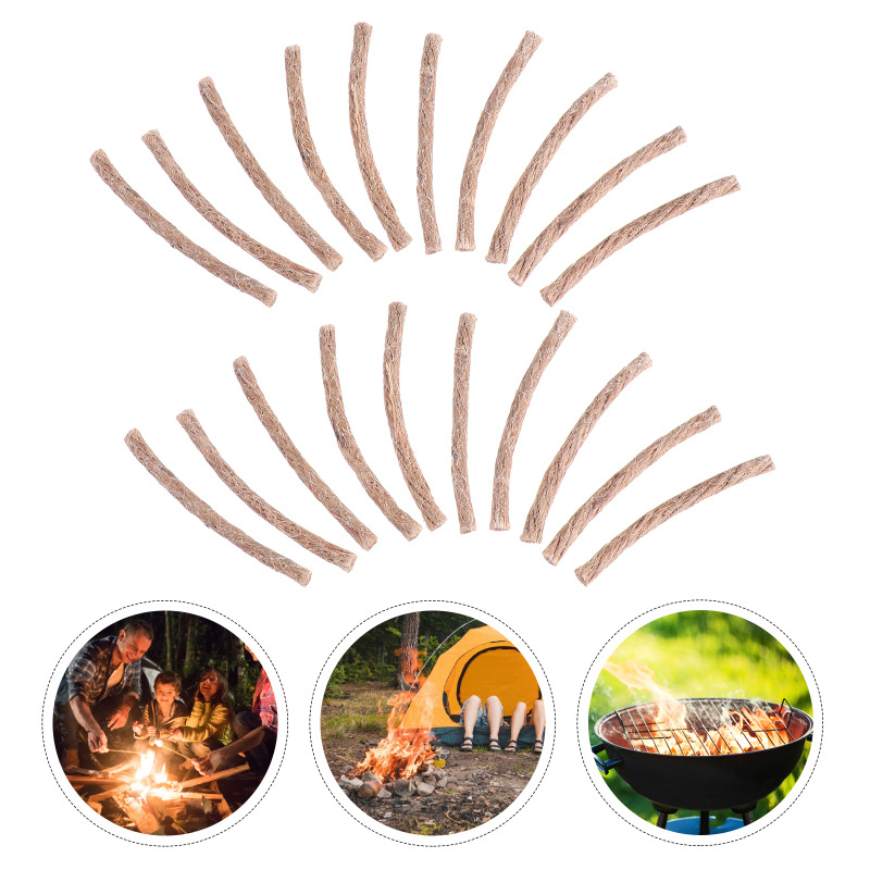 10Pcs Survival Wick Hemp Cord  - Fire Starting Kit บทวิจารณ์และราคา