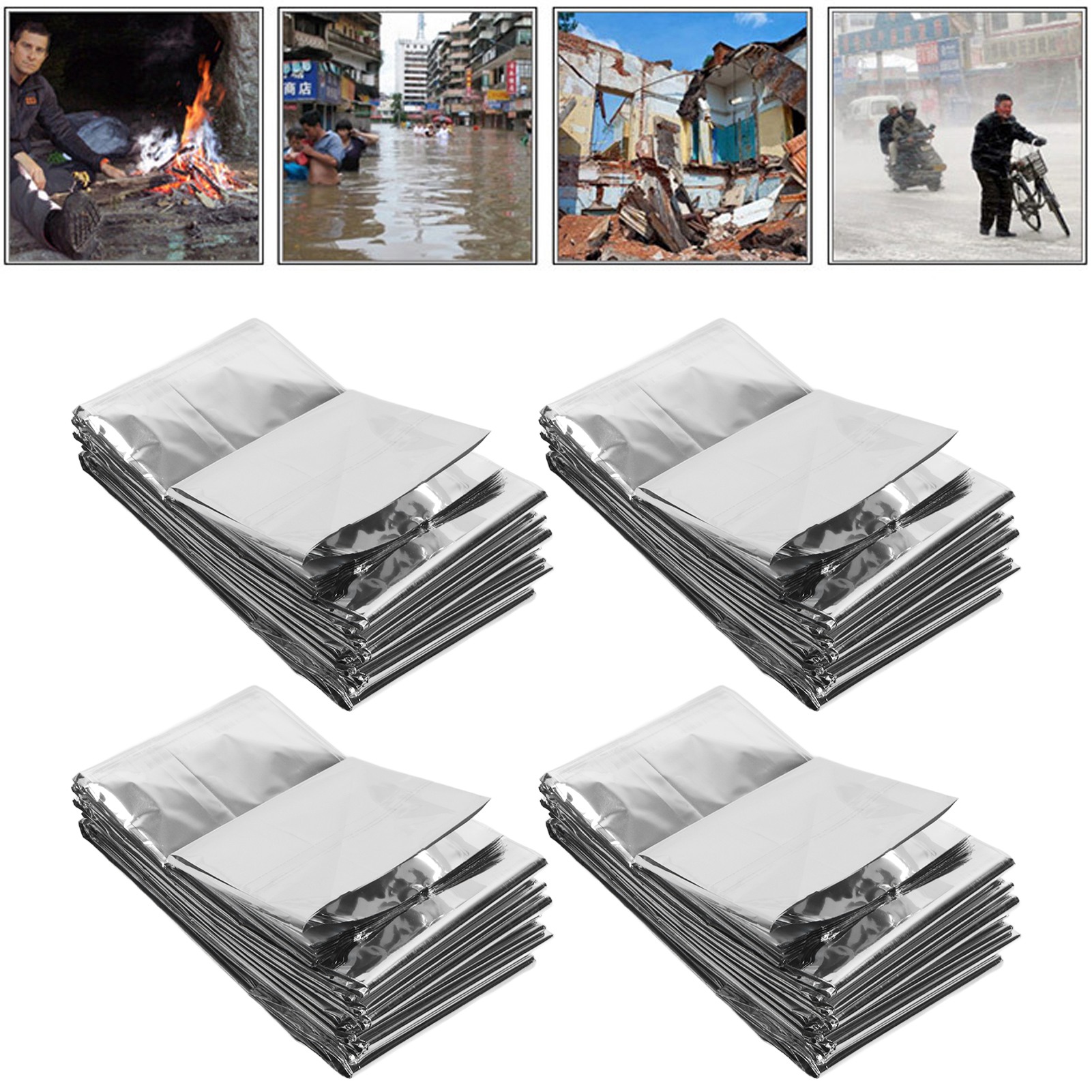 Survival Blanket Portable Emer - Survival Blanket Reflective บทวิจารณ์และราคา