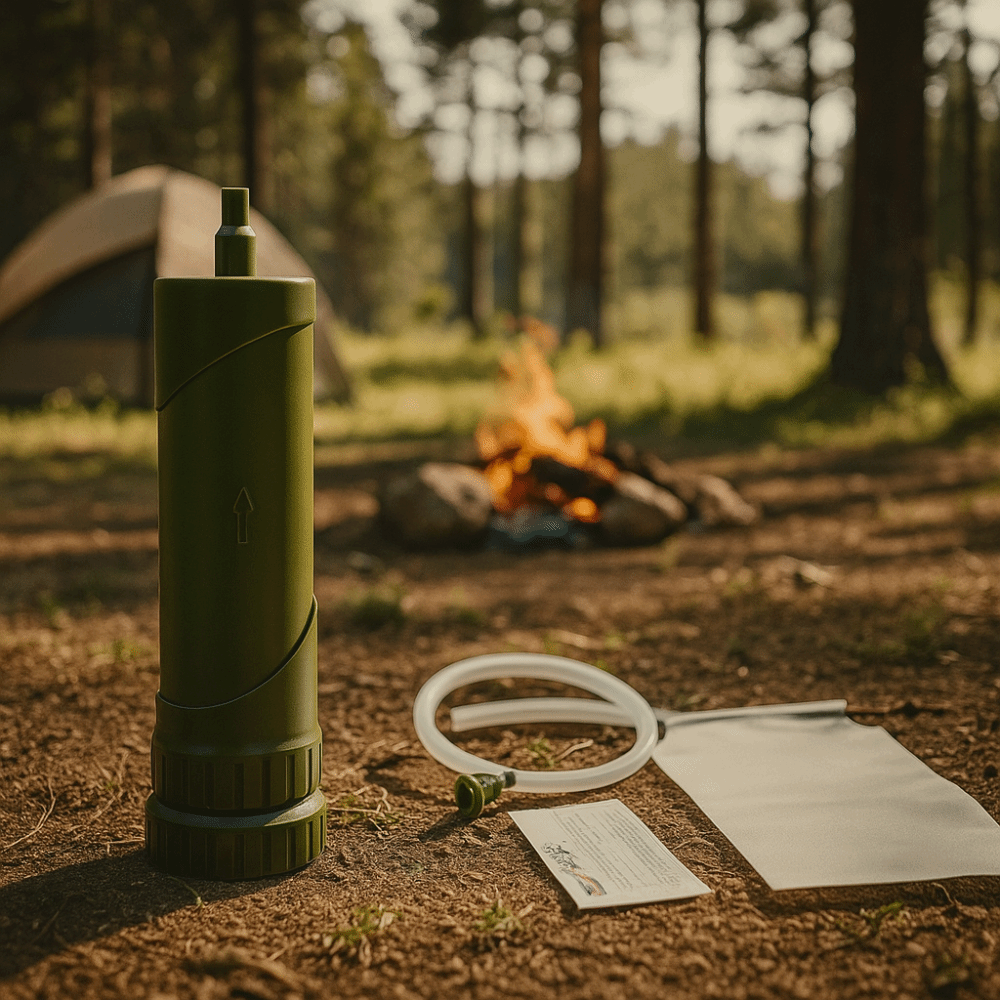 ABS Outdoor Mini Water Filter  - Water Purification Straw บทวิจารณ์และราคา