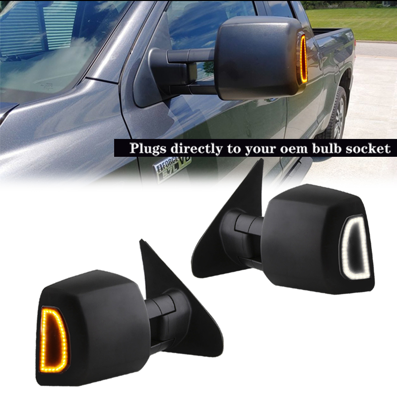 2pcs Switchback LED Side Mirro - Signal Panel Orange บทวิจารณ์และราคา