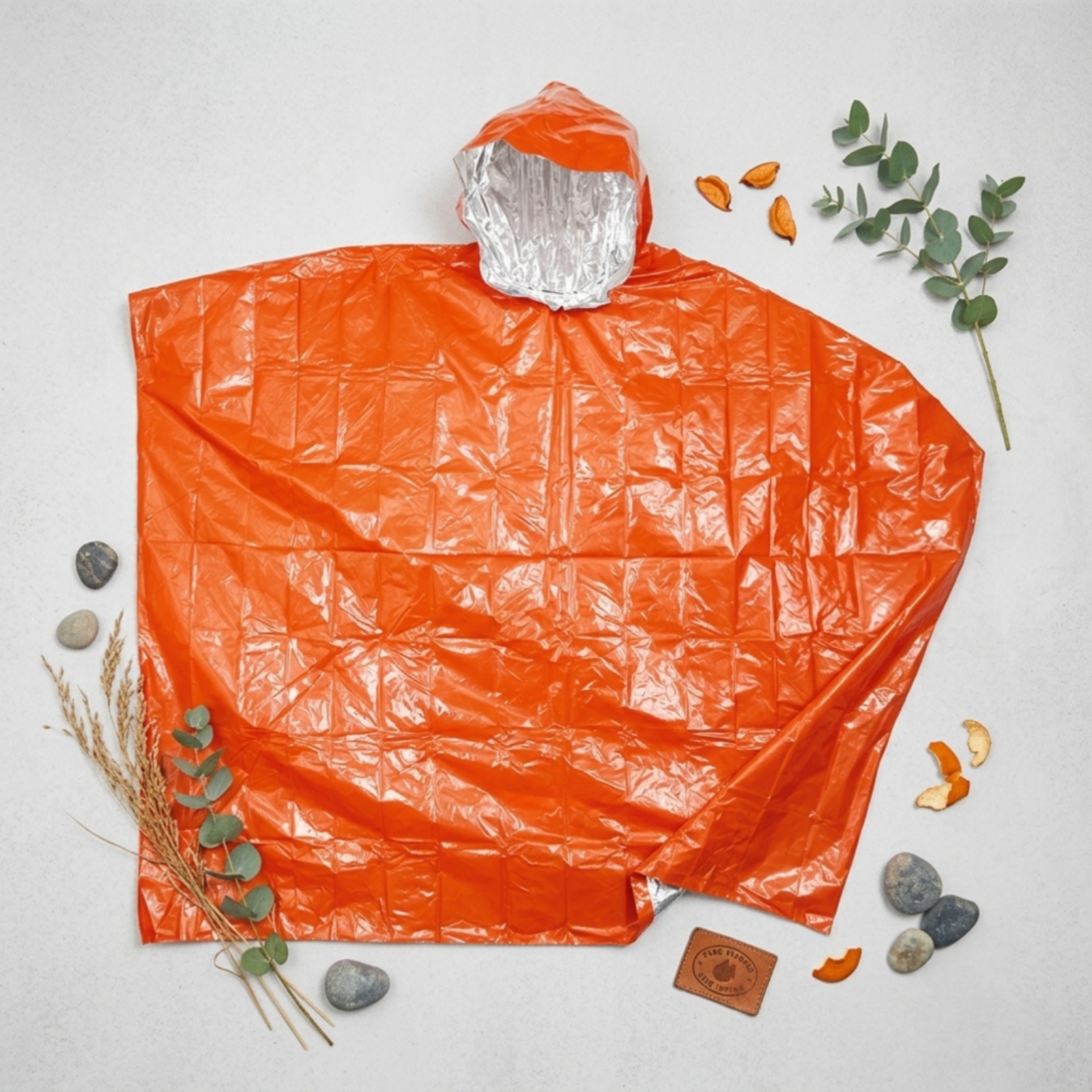 Hooded Rain Poncho Compact Eme - Emergency Poncho Rain บทวิจารณ์และราคา