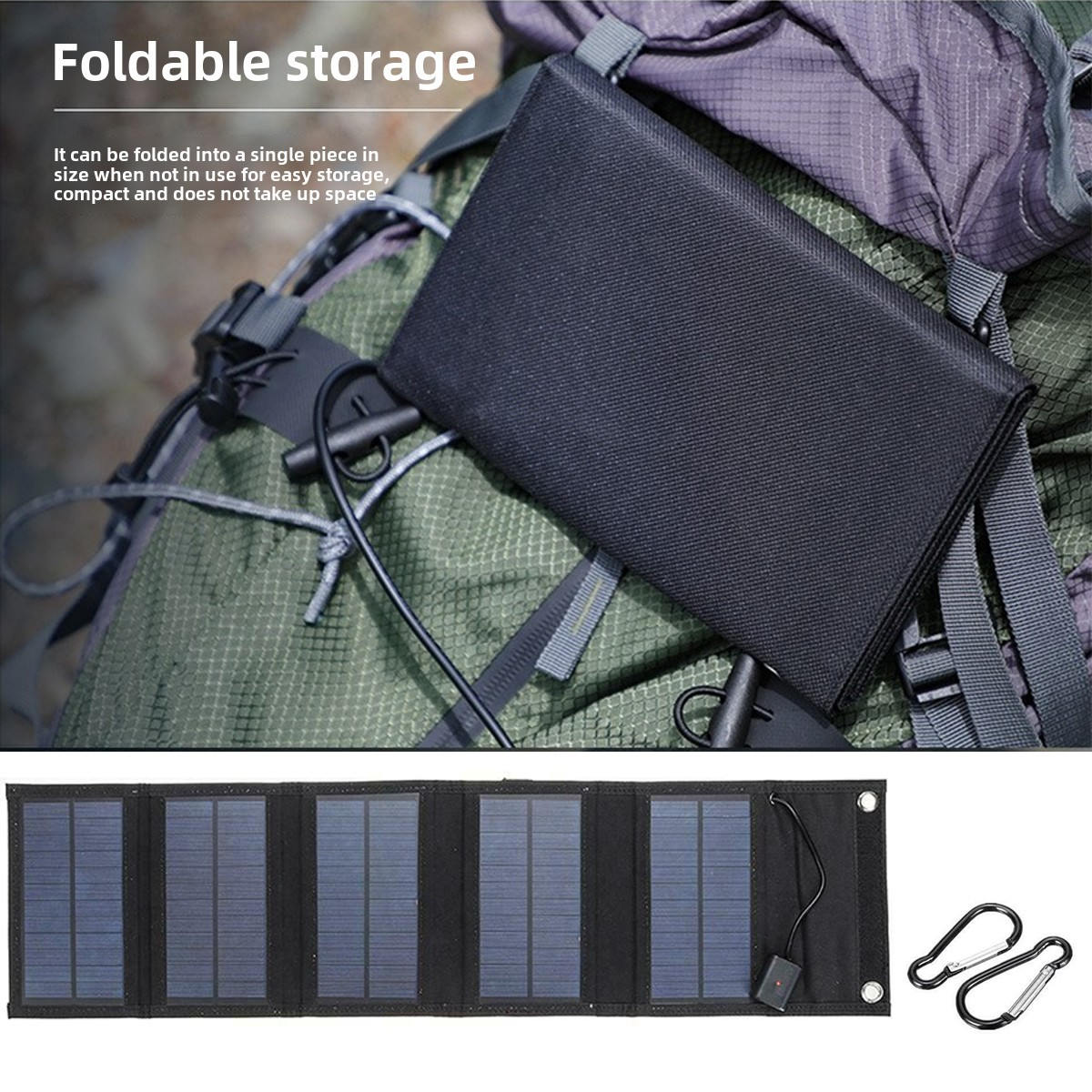 Backpack Pocket Carry Portable - Solar Emergency Charger บทวิจารณ์และราคา