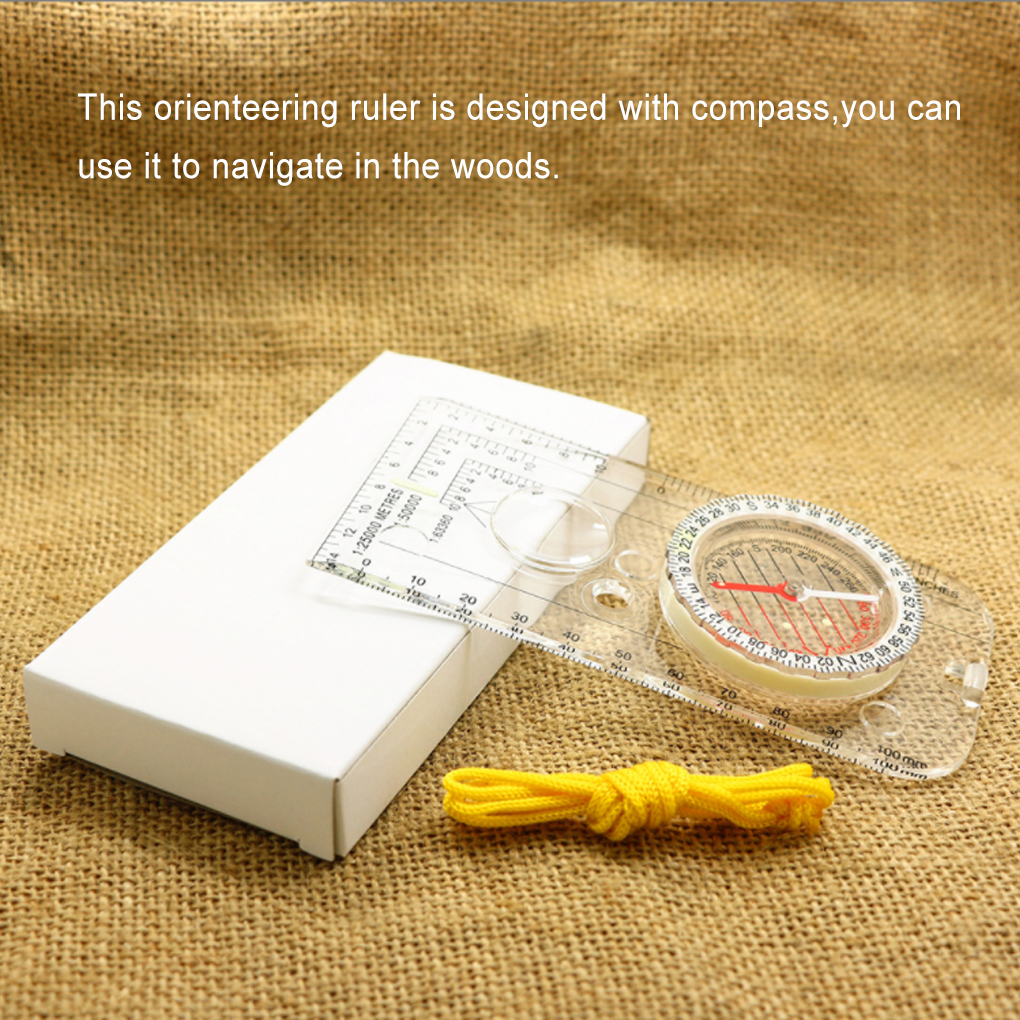 Compass Navigation Map Ruler R - Compass Lensatic บทวิจารณ์และราคา