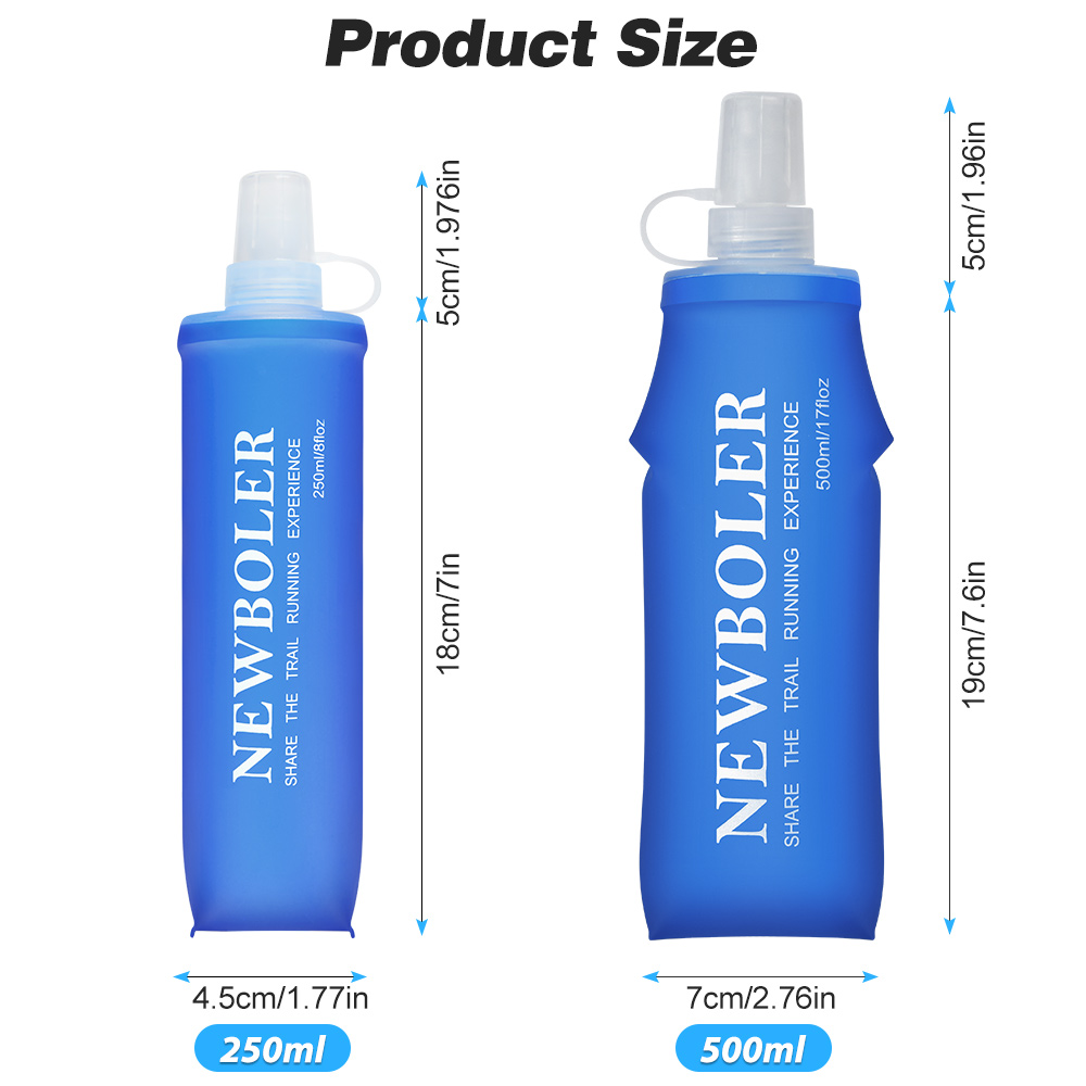 NEWBOLER 150ml 250ml 500ml Wat - Water Bag Collapsible บทวิจารณ์และราคา