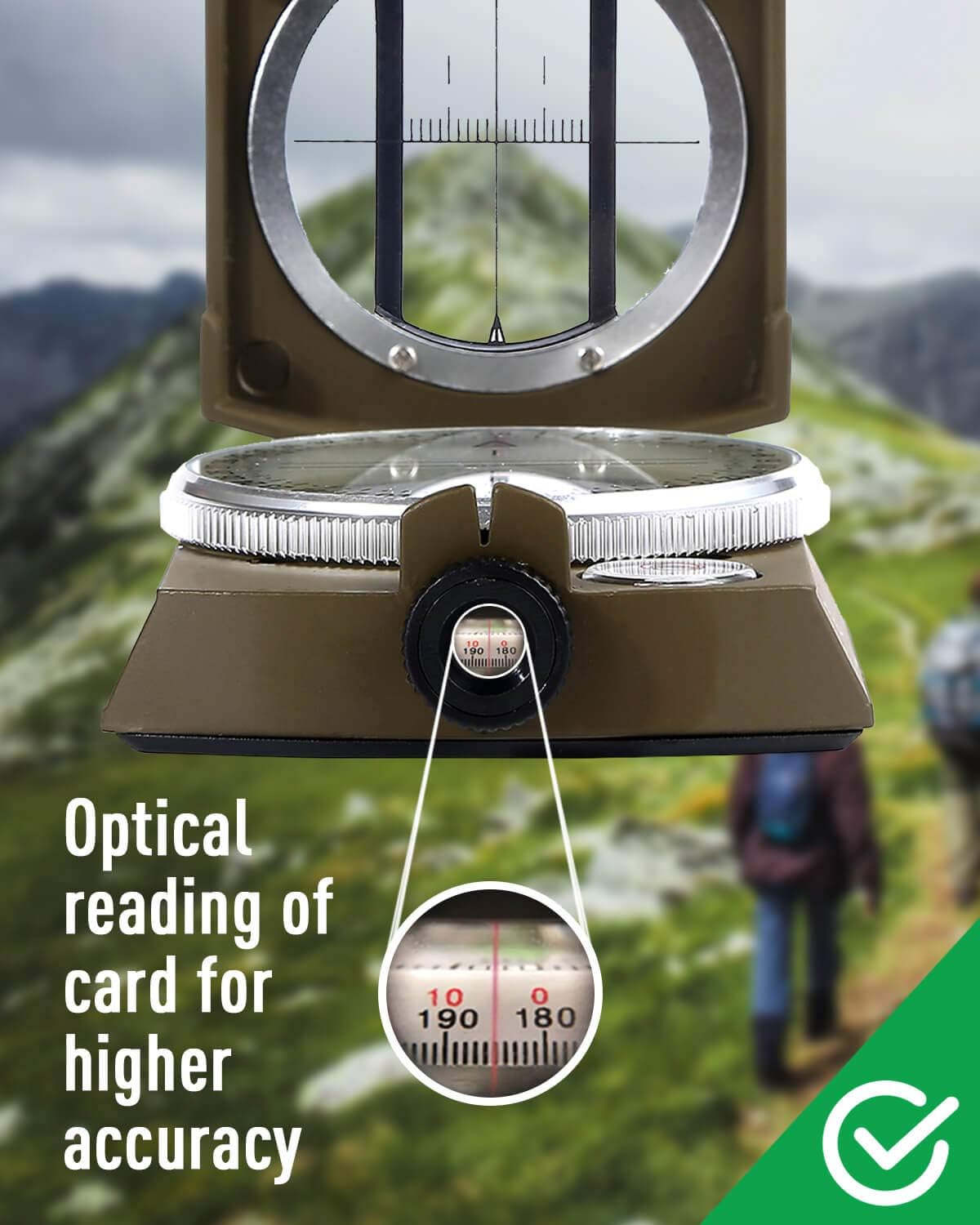 Metal Tactical Survival Milita - Compass Lensatic บทวิจารณ์และราคา