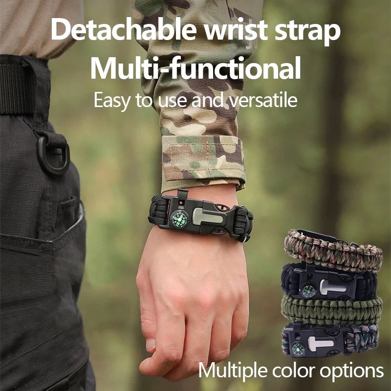 Five in One Compass Bracelet w - Fire Starting Kit บทวิจารณ์และราคา