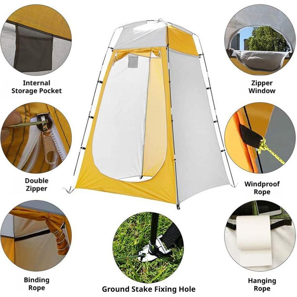Outdoor Portable Privacy Tent  - Emergency Mylar Tent บทวิจารณ์และราคา