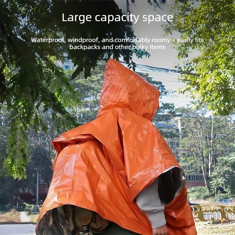 1-10PCS Emergency Rain Poncho  - Emergency Poncho Rain บทวิจารณ์และราคา