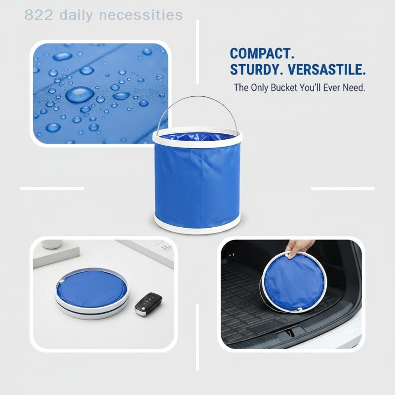 9L 13L Car Folding Bucket Oxfo - Water Bag Collapsible บทวิจารณ์และราคา