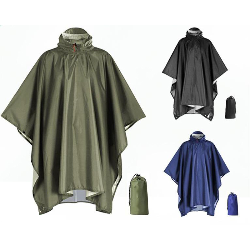 Heavy Duty Rain Poncho For Bac - Emergency Poncho Rain บทวิจารณ์และราคา