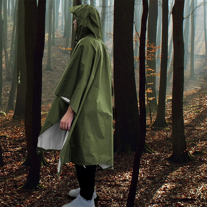 Heavy Duty Rain Poncho For Bac - Emergency Poncho Rain บทวิจารณ์และราคา