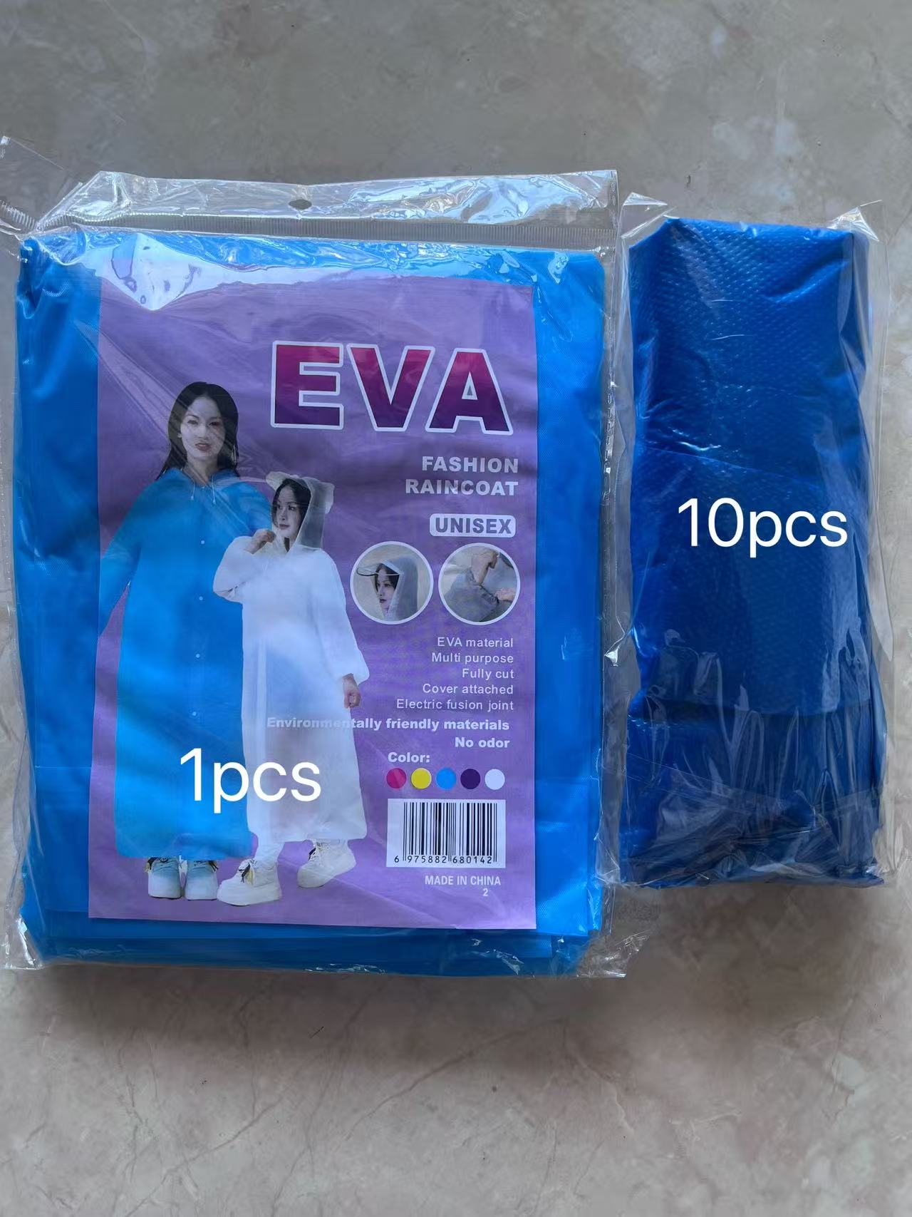 10Pcs Disposable Thick PE Rain - Emergency Poncho Rain บทวิจารณ์และราคา