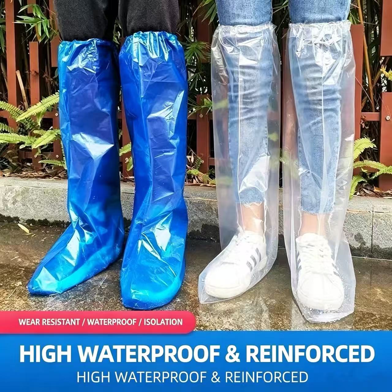 10Pcs Disposable Thick PE Rain - Emergency Poncho Rain บทวิจารณ์และราคา